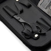 Matsui Matte Black Samurai Barbers Triple case detail (1694221205565)