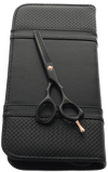 Matsui Matte Black Precision Rose Gold Thinning scissor (16650993680)