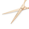 2020 Matsui Rose Gold Damascus Offset Scissor (1828731748413)