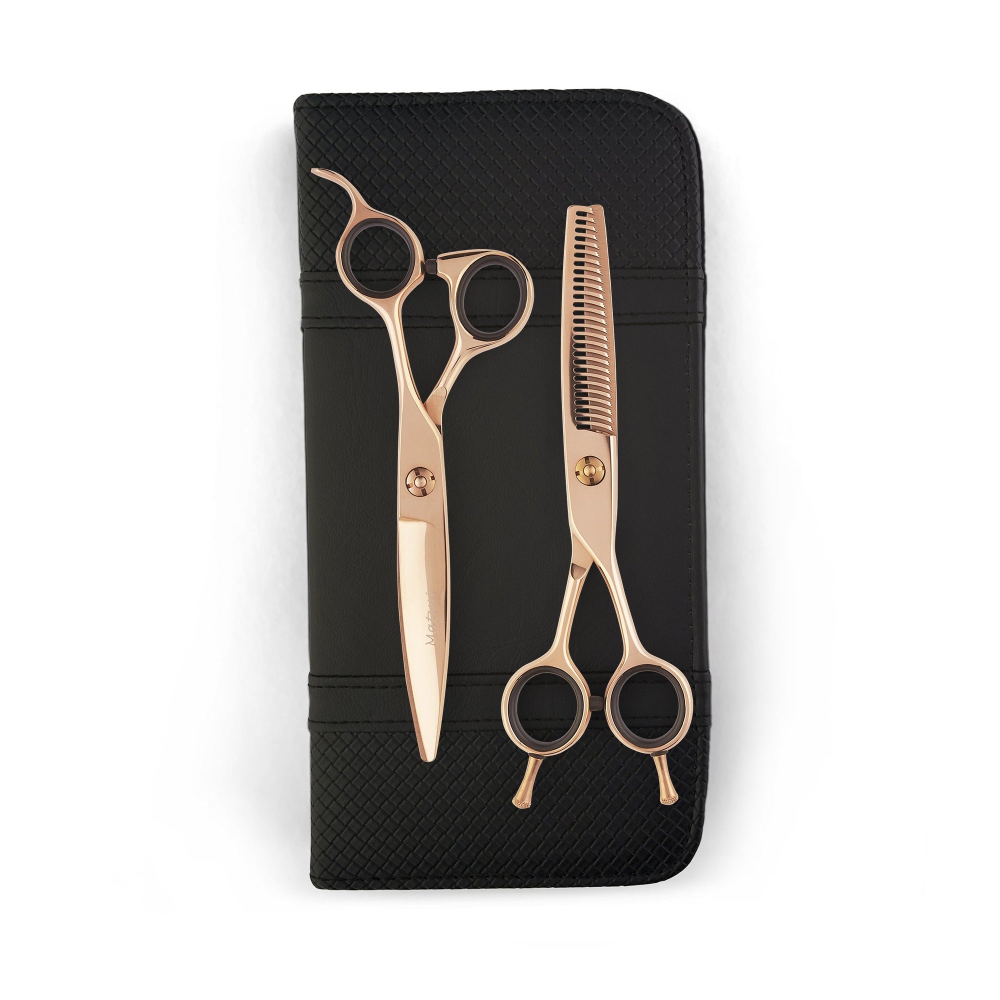 Matsui VG10 Slider Scissor Thinner Combo - Rose Gold (4540275392573)